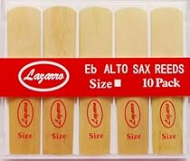 Lazarro 85-2.5 Alto Saxophone Reeds Size 2.5, Strength 2 1/2, Box of 10
