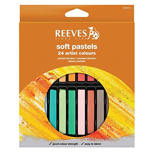 Reeves Water Soluble Soft Pastel Set, Assorted Colors, Set of 24 - Thumbnail 3