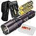 Nitecore TM03 Super Bright 2800 Lumens Cree XHP70 LED Flashlight PLUS 2x Dedicated IMR 18650 Rechargeable High-Drain Batteries, Nitecore UM20 2-Port Digital Charger, & LumenTac Battery Organizer