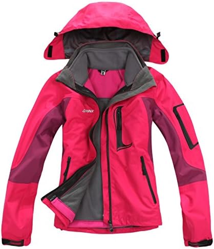 Topway Womens Waterproof Outdoor Jacket Hiking Climbing Windproof Athletic Coat