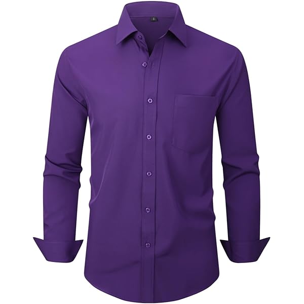 mens cotton polyester dress shirts 18-18.5 Van Heusen Blue Men's Dress Shirt Top Solid XXL Cotton Polyester WS56