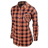 NFL Football 2015 Womens Wordmark Basic Flannel Shirt - Pick Team