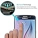 LK [3 Pack] Screen Protector for Samsung Galaxy S6, [Japan Tempered Glass] 9H Hardness