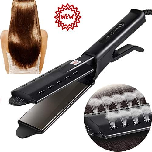 FXXXYSH Hair Straighteners, Wide Plate Professional Digital Ceramic Flat Iron Hair Straighteners, for All Hair Types