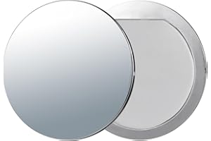 Sunydog Selfie Mirror, Compact Adhesive Mirror for Phone Metal Plates for Selfie Compatible with iPhone Samsung Photo Video Selfie Vlog Accessories