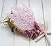 Fullkang Lovely Baby Girls Cotton Flower Feather Headband (pink)