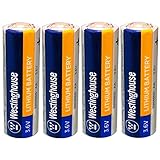 Westinghouse 14505 AA Size 3.6v Lithium Thionyl Chloride Non-Rechargeable Primary Battery (4 Count)