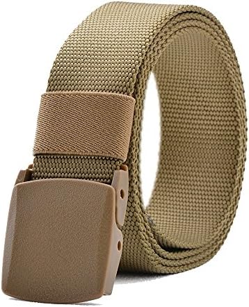 Nylon Canvas Breathable Military Tactical Men Waist Belt With Plastic
