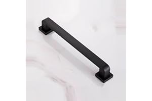 Grab Bars for Shower, Shower Handles for Elderly, Stainless Steel, for Bathrobe Hooks, Toilet Sides, Bathroom Cabinets(Black,