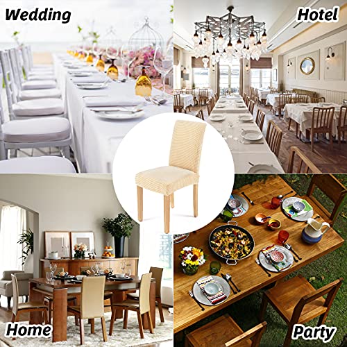 Dining Room Chair Cover Stretch Dining Chairs Covers Dinning Parsons Slipcovers | Beige