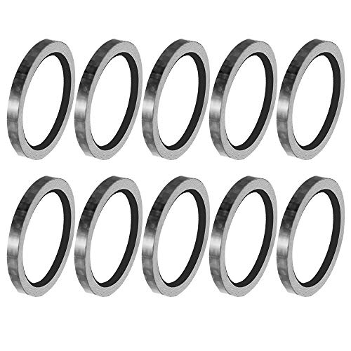 Toolkitworld Bike Headset Spacer Carbon Fiber Bicycle Stem Spacer Kit 1-1/8″ for Mountain Bike Road Bikes,3mm, 10pcs