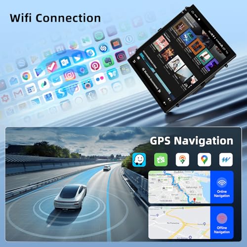 【8 Core 4+64G】 Hodozzy Carplay Car Radio for Opel Astra J/Buick Excelle 2009-2015, 9.7 Inch Touch Screen Android Car Radio with Android Auto/WiFi/GPS/RDS/FM/Bluetooth/USB/DSP+Reversing Camera