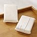 Deconovo Natural Loofah Exfoliating Bath Sponge Durable Body Wash Exfoliation Deep Cleansing Shower Scrubber for Men and Women, White, 2 Pcs