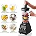 Smoothie Blenders, 1500W Smoothie Maker, 2L Commercial Blender, High Speed Jug Blender Machine 28000 RPM, Mufti-Function Ice Blender with Stepless Speed Adjustment, 8 Sharp Blades