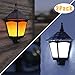 Solar Lights Outdoor Decorative - ALOVECO 2 in 1 Solar Wall Sconce, Solar Torch Lights with Flickering Flame, 87 LEDs Solar Motion Case of 2 Packs