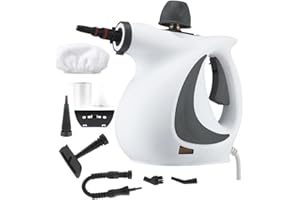 RAINPOT Sakerplus Steam Cleaner for Home Cleaning|Saker Handheld Portable Steamy Clean Pro 2025 for Car,Bathroom,Kitchen,Furniture,Couch,Carpet,Tile|Multiple Nozzles Kit|Chemical-Free (1Set+1 Fiber Cloth)