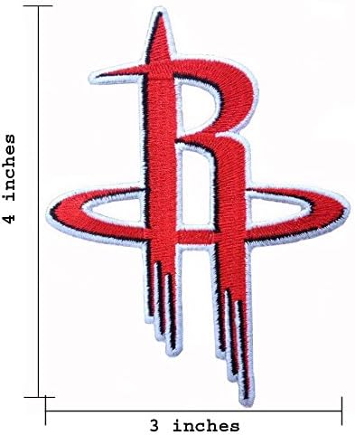 Houston Rockets Team Logo Embroidered Iron On Patch.