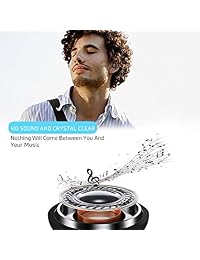 Auriculares Bluetooth Xunpuls Bluetooth 5.0 True Wireless Earbuds 110H Tiempo de reproducción 3D estéreo sonido inalámbrico auriculares incorporados micrófono y 2200 mAh de carga para teléfono móvil (negro).