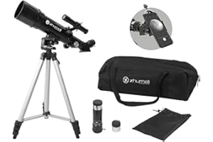 Zhumell - 60mm Portable Refractor Telescope - Coated Glass Optics - Ideal Telescope for Beginners - Digiscoping Smartphone Adapter