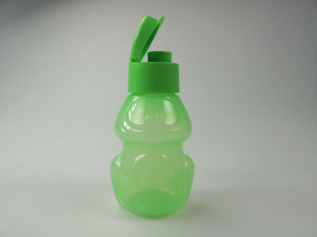TUPPERWARE Children's EcoEasy Drinking Bottle 350 ml Green Frog C171 Eco Bottle 6611
