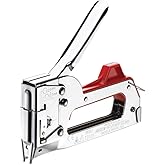 Arrow T2025 2-In-1 Staple Gun and Wire Tacker for Upholstery, Crafts and Low Voltage Wiring, Fits 3/8”, 7/16", or 9/16” Round