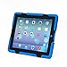KIDSPR 5766062 Super Protect Shockproof and Rainproof Case with Built-in Screen Protector for Apple iPad 2/3/4, 2015 - Blue/Black