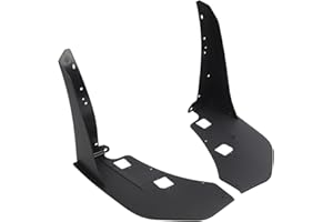 Front Bumper Corner Spoiler Black Prevents Collision Front Side Winglet for Mustang GT500 2014-2021