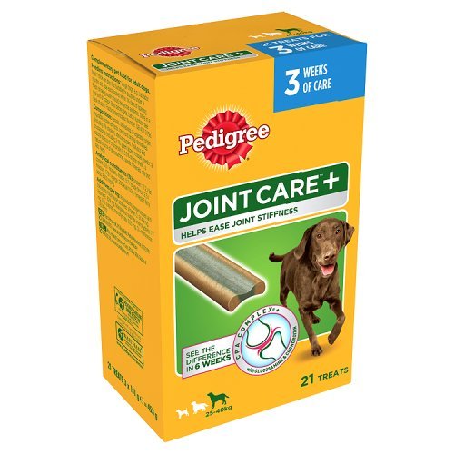 Pedigree Joint Care Dog Treats, Chews for Large Dogs from 25 kg+, 3 Bags (3 x 21 Stick) Amazon