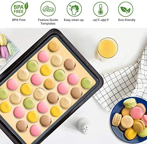 Vemingo Tapis de Cuisson en Silicone,3 Pièces sans BPA Anti-Adhérent Toile Feuille de Cuisson Patisserie,Inclure Gant de Cuisine et Brosse en Silicone, Réutilisable, Facilement Lavabet(40 * 30) - Cuisine A Vivre Vemingo Tapis de Cuisson en Silicone,3 Pièces sans BPA Anti-Adhérent Toile Feuille de Cuisson Patisserie,Inclure Gant de Cuisine et Brosse en Silicone, Réutilisable, Facilement Lavabet(40 * 30)