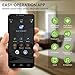 BIBENE WP7 2.4Ghz WIFI Alarm System Wireless with APP Push Notification, Alexa Linked Home Security Automation DIY Alarm Set with 5 Door Contacts 0-255s Delay Arm, No Monthly Fee, Expandable 8 Sensors