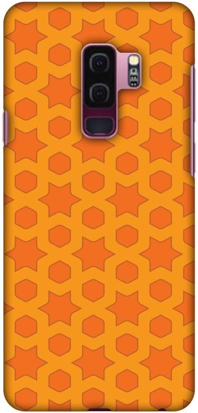 Amzer Slim Fit Hard Snap On Shell Case Back Cover with USB Type C Cable and Screen Cleaning Kit Skin for Samsung Galaxy S9 Plus - Geometric Flowers 1 HD Color, Ultra Light Back Case