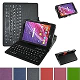 ZenPad Z8 / ZenPad 3 8.0 Bluetooth Keyboard Case,Mama Mouth Slim Stand PU Leather Cover With Romovable Bluetooth Keyboard For 7.9