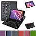 ZenPad Z8 / ZenPad 3 8.0 Bluetooth Keyboard Case,Mama Mouth Slim Stand PU Leather Cover With Romovable Bluetooth Keyboard For 7.9" Asus ZenPad 3 8.0 Z581KL / Z8 zt581kl Verizon 4G Let Tablet,Black