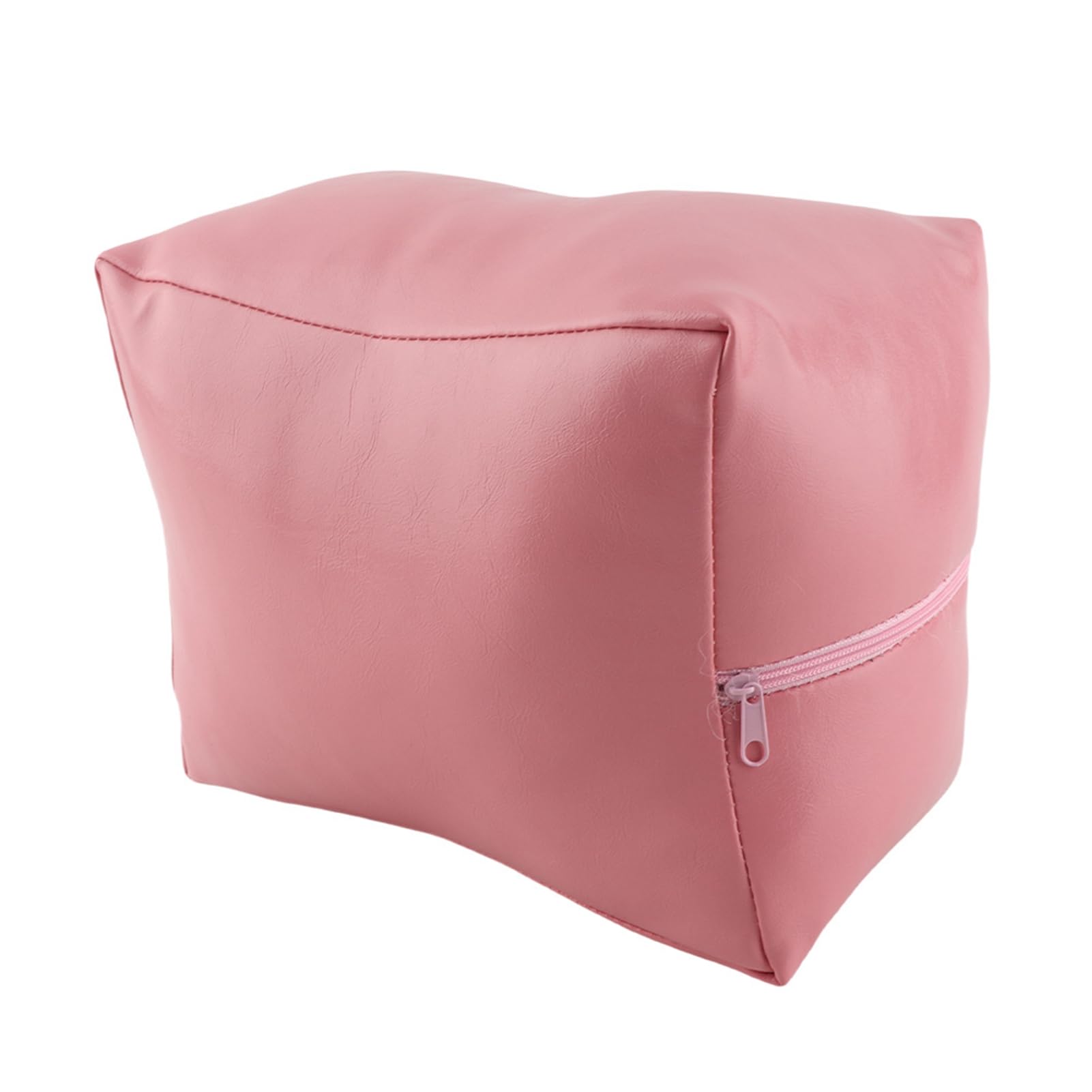 3 Colors Nail Care Pillow, Soft PU Hand & Foot Rest Pillow for Manicure Pedicure Nail Care, 3 Colors Arm Rest Hand Rest Pillow for Home and Beauty Salon Use(Pink)