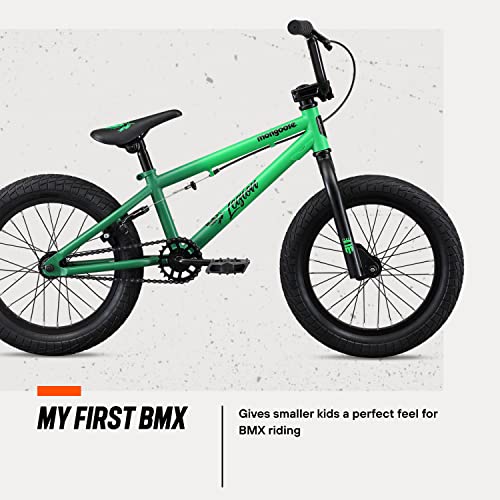 Mongoose Legion L16 Freestyle Sidewalk BMX Bike for Kids/Children and