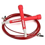 Mysuntown Speed Jump Rope, Fully Adjustable, Super Lightweight & Durable - Best for Fitness Training