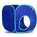 Weebo Pets Pop-Up Cat Play Cube with Storage Bag (Blue)
