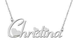Aoloshow Stainless Steel Silver Heart Christina