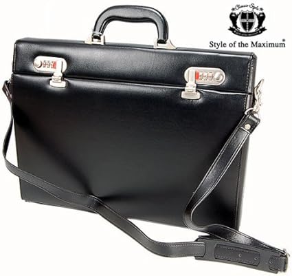 Amazon Style Of The Maximum アタッシュケース 3桁ダイヤル錠付 ブラック Style Of The Maximum ホーム キッチン