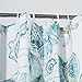 Barefoot Bungalow Cruz Coastal Seashell Shower Curtain, 72x72 inches, White