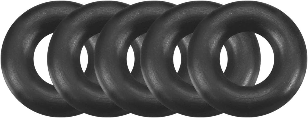 sourcing map Nitrile Rubber O-Rings 11mm OD 5mm ID 3mm Width, Metric Buna-N Sealing Gasket, Pack of 50