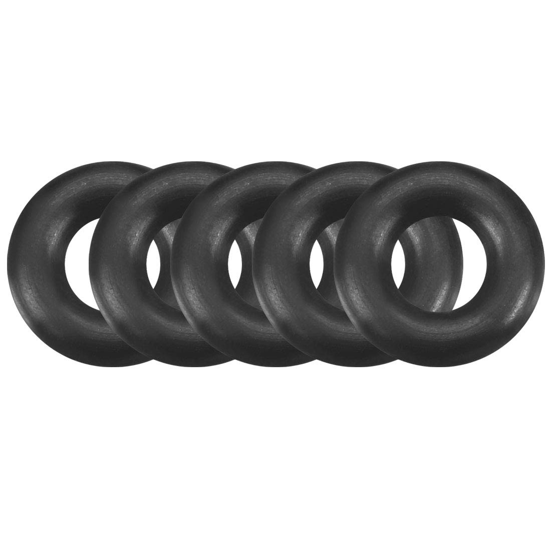 sourcing map Nitrile Rubber O-Rings 11mm OD 5mm ID 3mm Width, Metric Sealing Gasket, Pack of 50