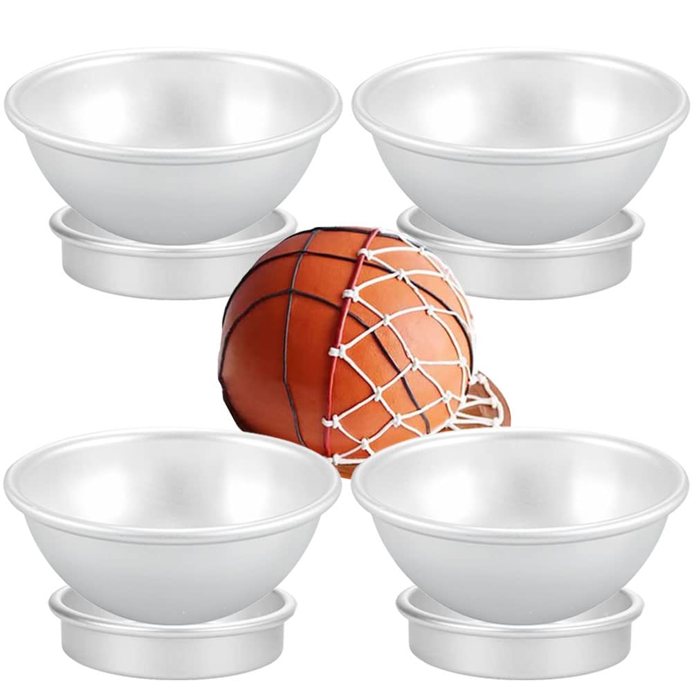 Inch Cake Pan Hedume 8-Piece Sports Ball Cake Pan Set