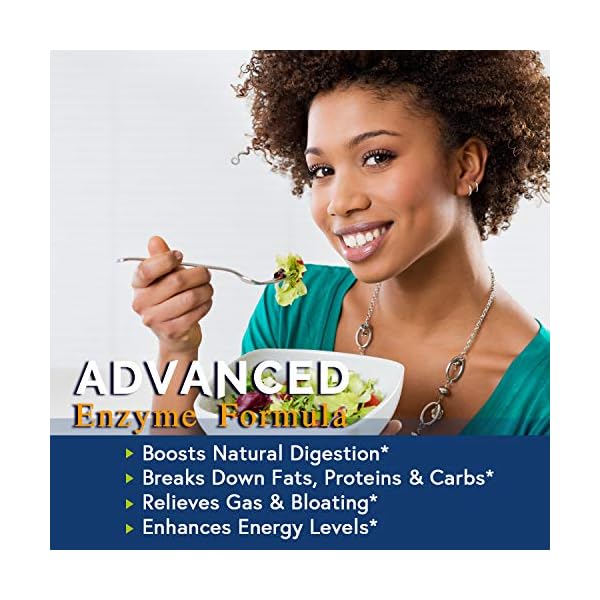 Vitamistic Digestive Enzymes Plus Probiotics & Prebiotics, 40 Billion CFUs, Supports Natural