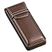 M-world Men's Gentleman's Leather-Tone Glasses Case,Stylish, Smart One Size Brown