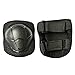 MAXZOLA Kids Protective Pads Knee Pads Elbow Pads Wrist Guards 3 In 1 Protective Gear Set (Black)