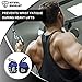 Steel Sweat Wrist Wraps - Best for Weight Lifting, Powerlifting, Gym and Crossfit Training - Heavy Duty Support - Blue/White Stripes 18