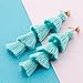 Jane Stone Fashion Tassel Earrings Statement Bohemian Multi Layered Gold Plated Mint Jewelry for Women Girls