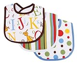 Trend Lab 3 Count Bib Set, Dr. Seuss ABC