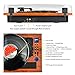 Turntable Vinyl Record Player Support Wireless in & Out Record Player Built in Stereo Speakers Turntable Vinyl Records 3 Speed Turntable Player Support Vinyl-to-MP3 Recording USB SD LP Playerthumb 3